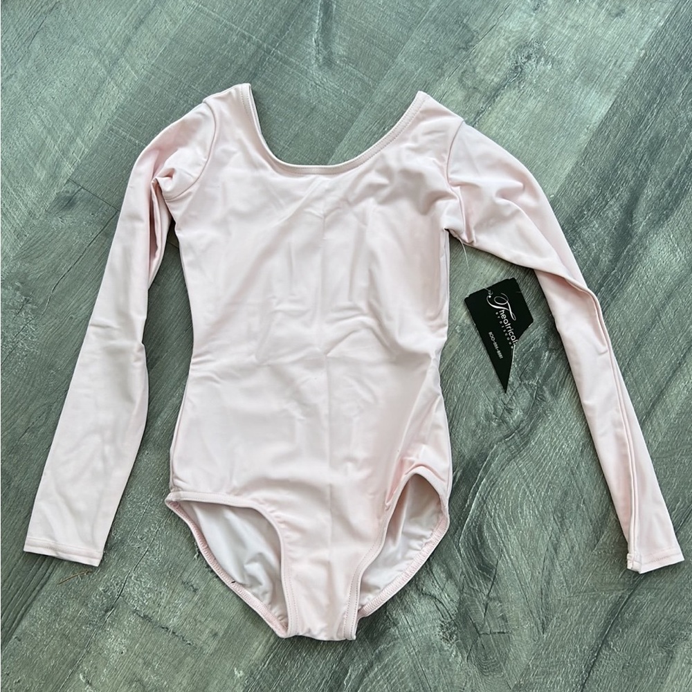Dance Leotard Long Sleeved - Pink - IC